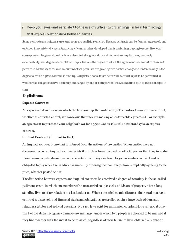 Business Law and the Legal Environment - Page 285